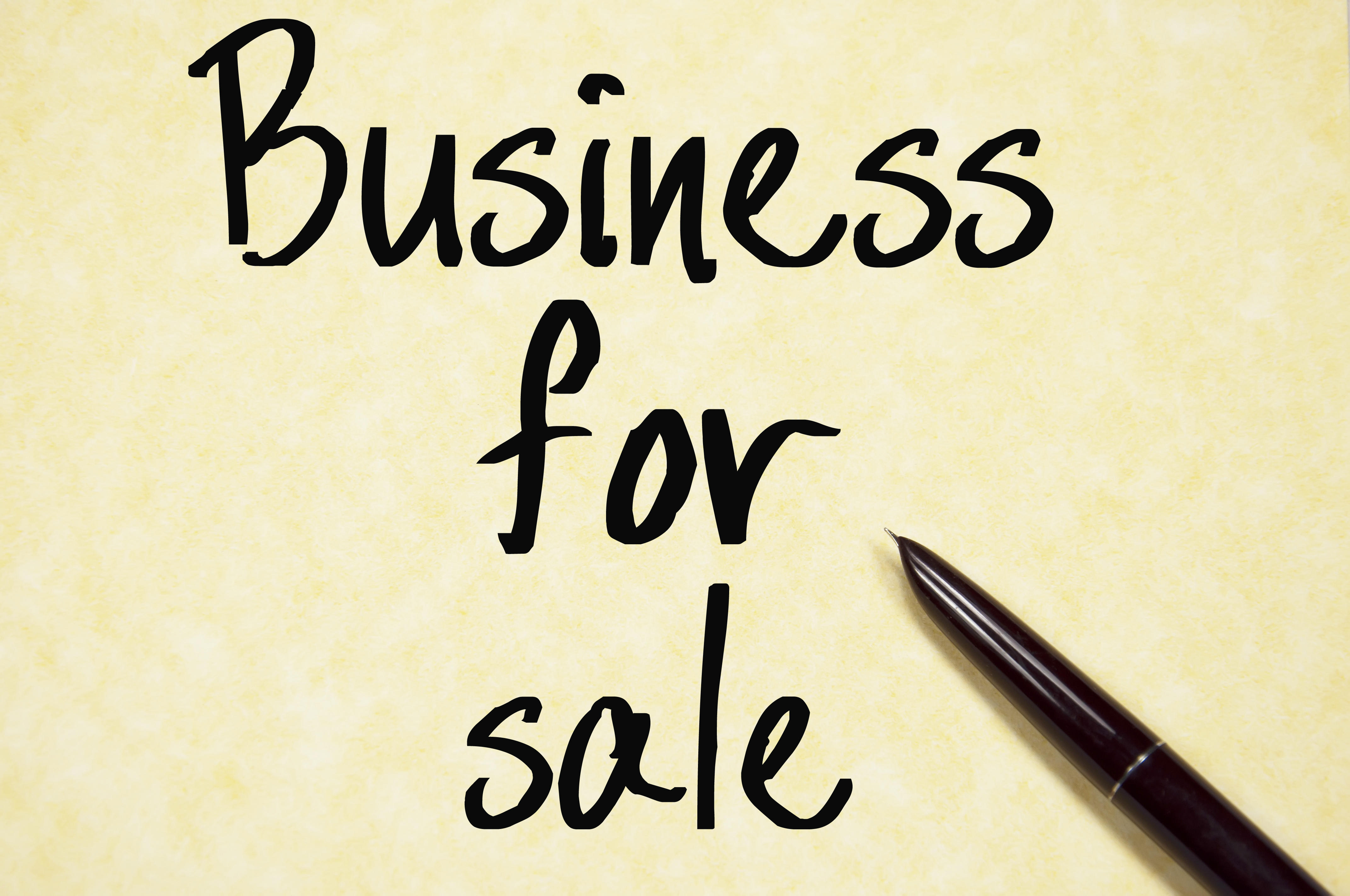 Business,for,sale,text,write,on,paper